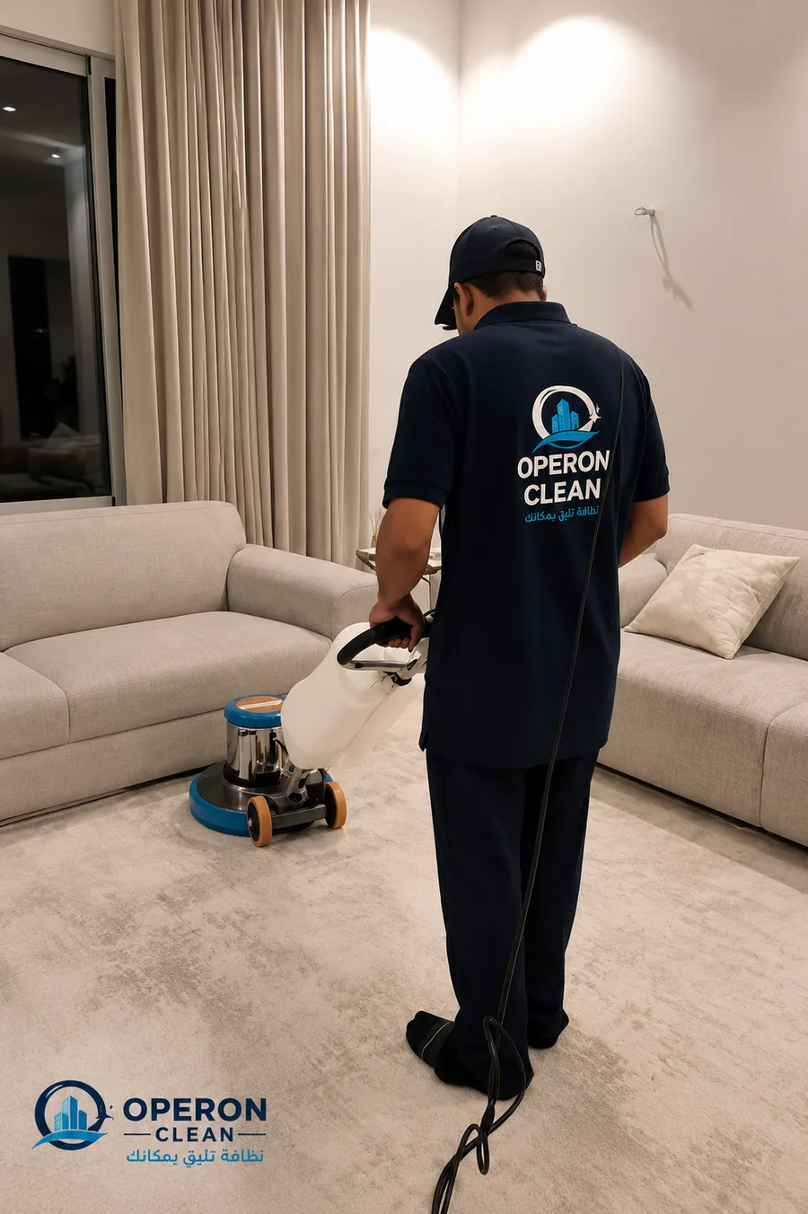 تنظيف سجاد احترافي بالمكينة - OPERON CLEAN الرياض
